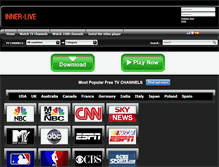 Tablet Screenshot of inner-live.com